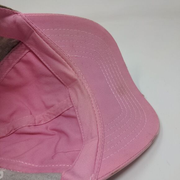 Team Realtree Women's Strapback Hat Pink Camo OSFA Embroidered Logo - Picture 10 of 12